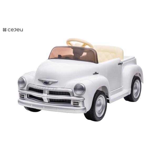 Licensed Chevrolet Silverado 12V Kids Electric Powered Ride on Toy Car with Remote Control & Music Player,