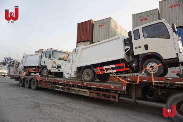 Light Duty 8CBM Garbage Remoral Back Loader Compact Garbage Truck