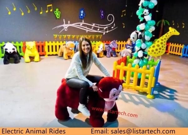 Latest Popular Battery Kids Bikes Plush Electrical Animal Toy Car in Amusement Park