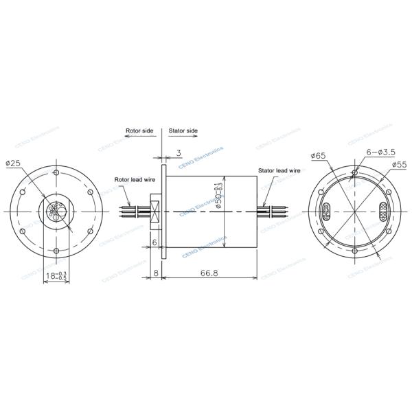 Авиационное низкотемпературное скольжение с сигналом 1000M Ethernet RS422