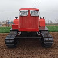 Agriculture 80HP Crawler Tractor Fully Automatic Mini Cultivator Bulldozer