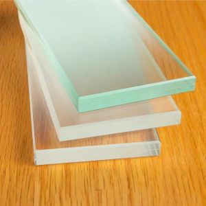 5mm Tempered Laminated Glass Panel Showcase Display System