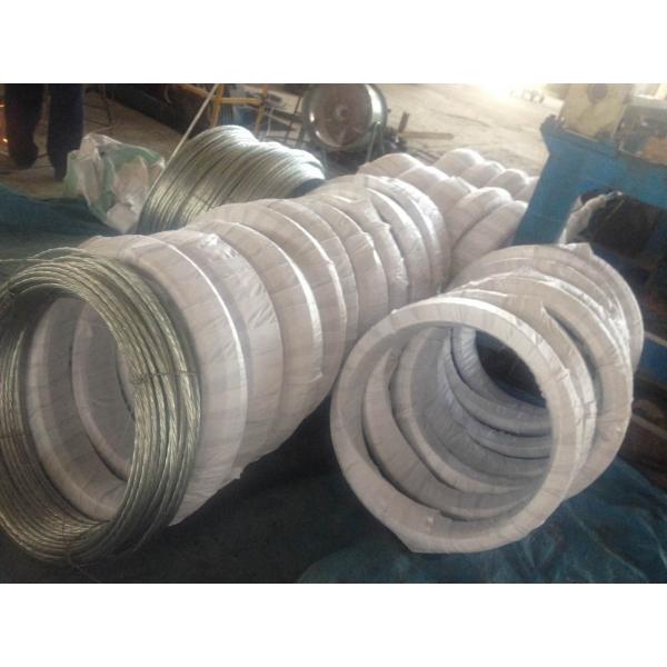 7x3.25mm 7x4.0mm Galvanized Stay Wire , Steel Guy Cable Wire As Per BS 183