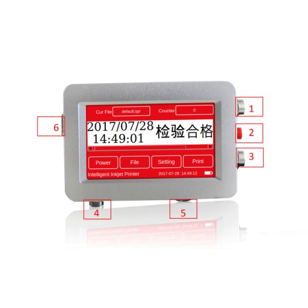 Intelligent Electric Handheld Inkjet Printer Small Multi Color Paper Plastic Printer Remote Monitoring for Printing Production