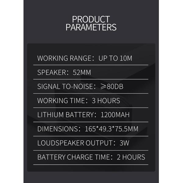 диктор 3h водоустойчивый IPX7 1200mAh портативный мини Bluetooth