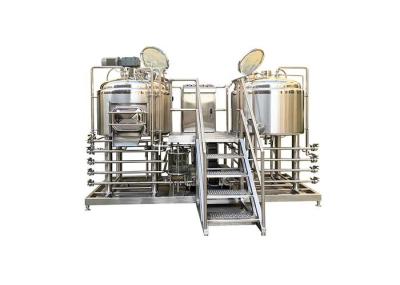 2HL Food Grade Pilot Brewing Equipment  SS304 Fabrication With 50MM PU Insulation