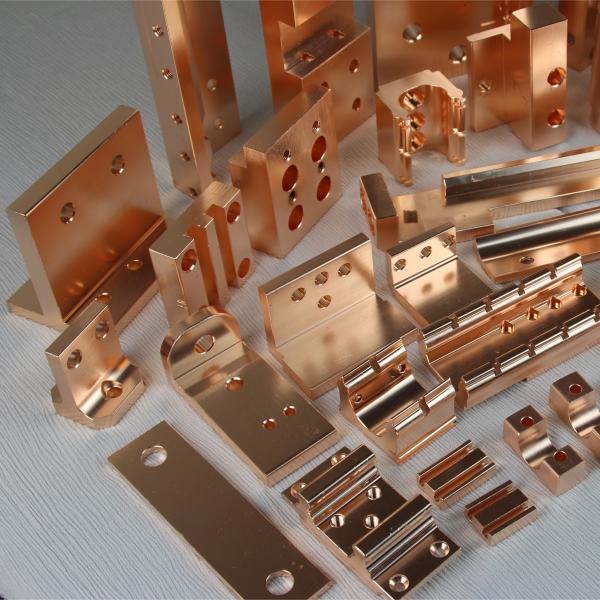 Peças de cobre CNC industriais de alta qualidade com durabilidade superior