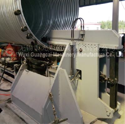 Rolo de aço helicoidal da tubulação da sargeta que forma a máquina