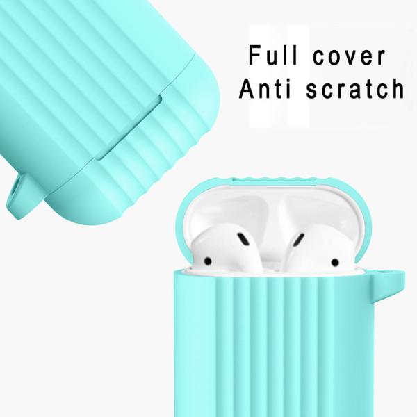 Mini Trunk Airpods Case Cute 3D Soft Silicone Protective Creative Stand Cover For Airpods 1 & 2 Charging