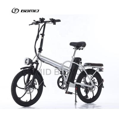 GOMID Electric Folding Bike 500W 21Ah 14 Ah 10.5Ah Lithium Foldable E Bike Hub Motors City Bicycle