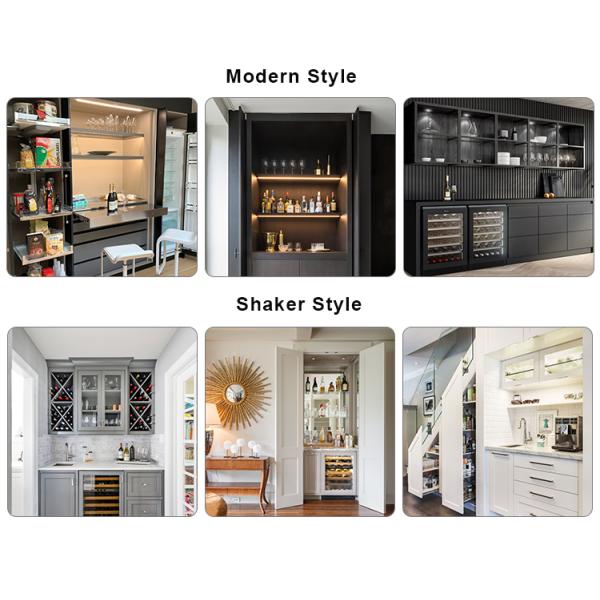 Transform Your Home Furniture with Luxury Wood Style PANEL Home Bar Ideas and Designs