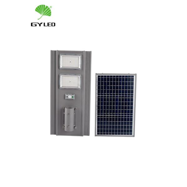 Exterior todo em luzes de uma rua postas solares comerciais de 4500k IP65 70w