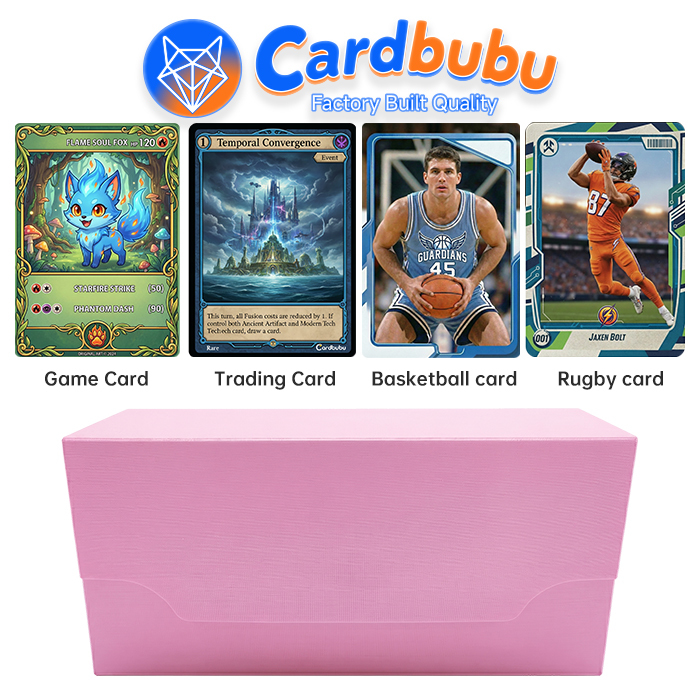 Light Pink Premium Deck Box Holder 300+ Cards OEM PokéMon Card Booster Box