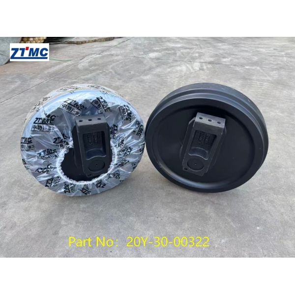 PC200-8Mo Idler Wheel 20Y-30-00322, Track Idler Made Of 35MnB Alloy Steel For Chassis Component Replacement