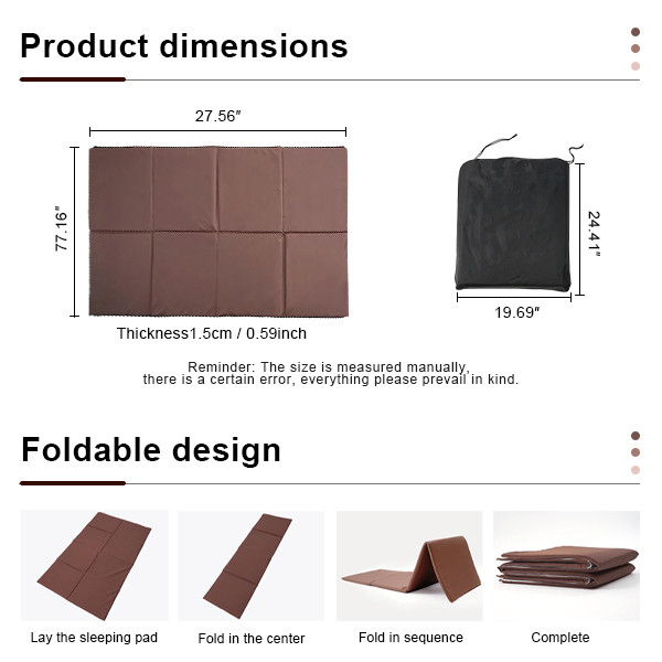 Водонепроницаемая двойная спальная коврик кемпинг на открытом воздухе пешие прогулки трехслойная спальная подушка