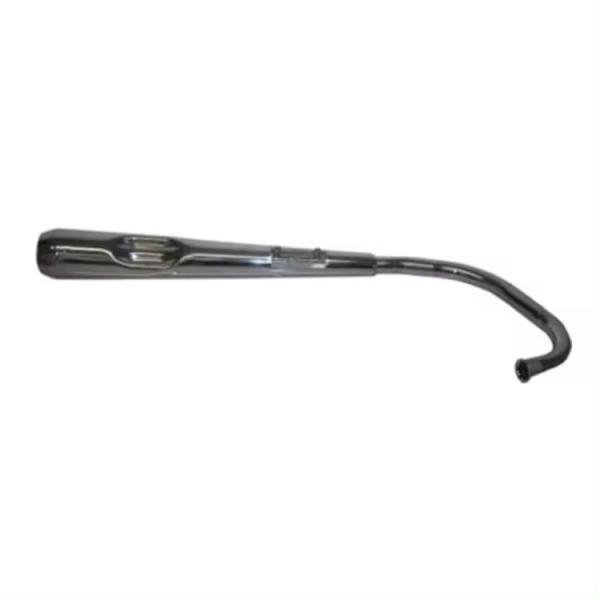 Black Silver Custom Metal Motorcycle Modification Full Exhaust Muffler Pipe for Honda CG125