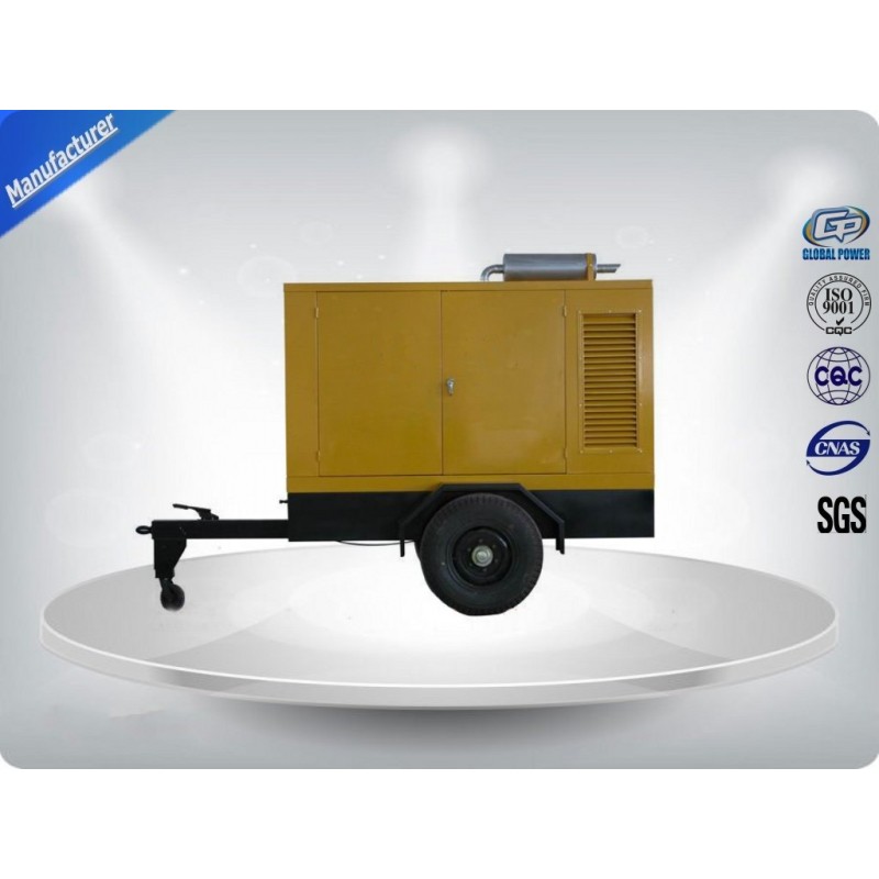 Movable Three Phase Trailer Mounted Generator Silent Type 200-500Kw 600Kva