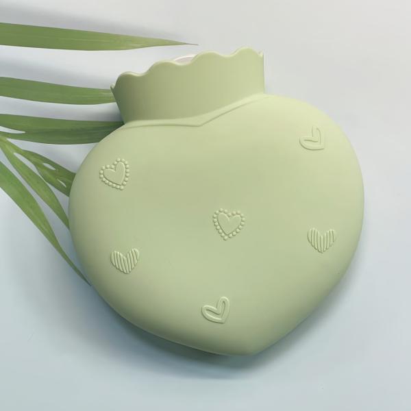 500 мл Мягкая удобная силиконовая бутылка с горячей водой с винтовой крышкой Противопроницаемая сумка для облегчения боли Талия спина Шея, плечи