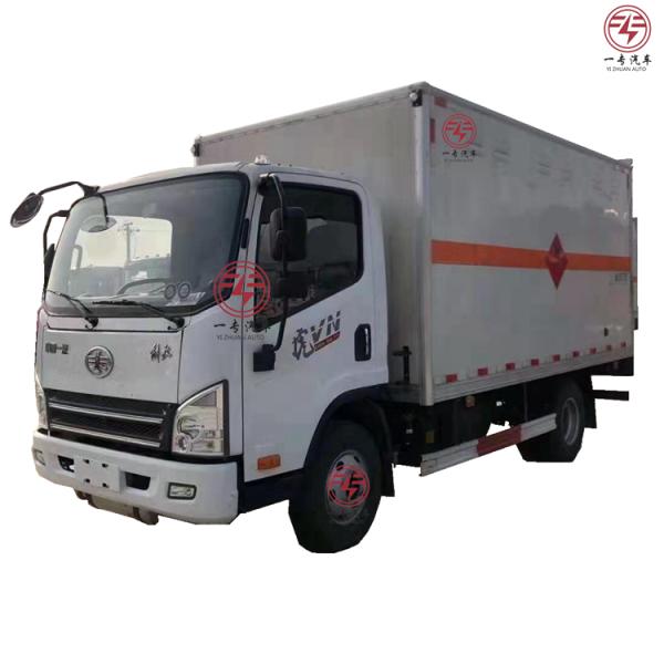 4.2-5.3m Cargo Tank Length Diesel Fuel Type Cargo Truck for Commercial Materials Transport