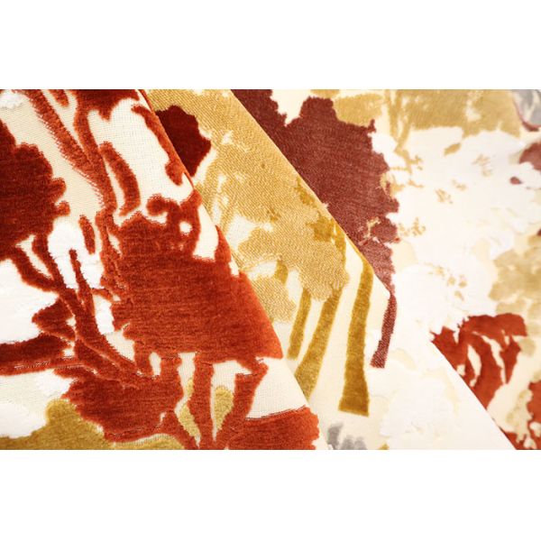 Forest Impression Jacquard Velvet – Where the luxury of a gilded forest meets your home.