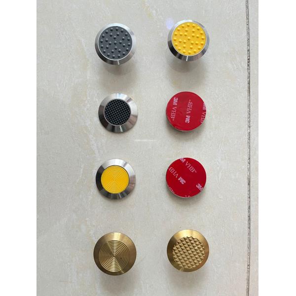 ROADSAFE Stainless Steel 304 316 Tactile Indicator Stud Strip Bar Road Stud Blind Warning Paving Tile Metal