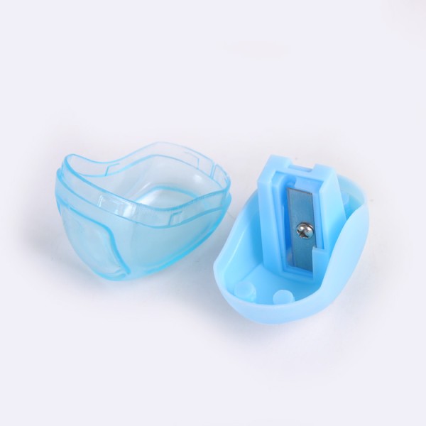 wholesale single hole plastic with scrape bin pencil sharpeners