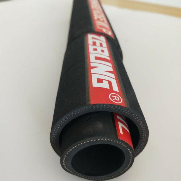 Fuel Oil Diesel Petroleum Transfer Rubber Hose Black Color Wear Resistance