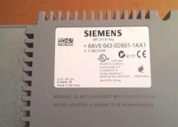 6AV6643-0DB01-1AX1 MP 277 8 KEY MULTI PANEL WITH RETENTIVE MEMORY 7.5 TFT
