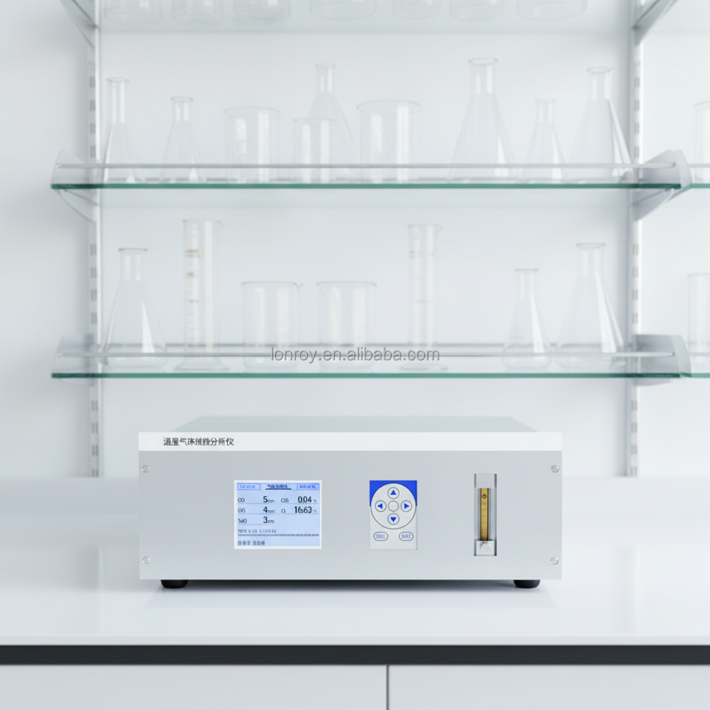 High Precision Greenhouse Gas (CO2/CH4/N2O) Emission Analyzer Laboratory Flue Gas CO Gas Concentrations Tester Lab Test