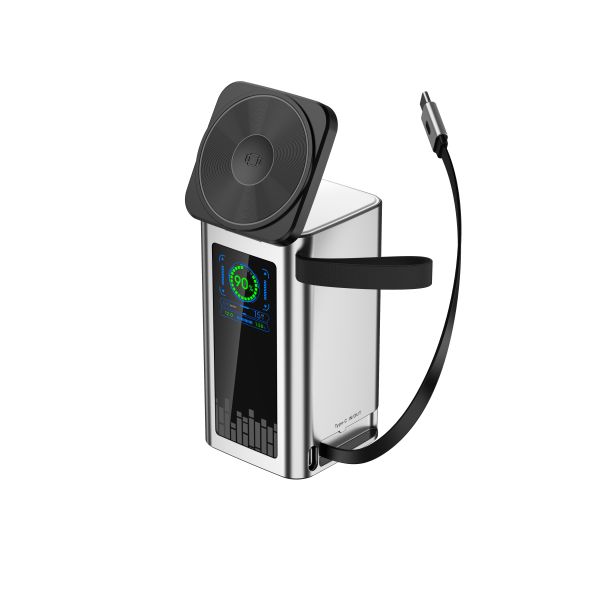 20000mAh Laptop Power Bank Wireless Fast Charge with 100W LED Display Type-C