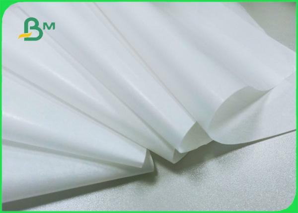 papel de embalagem branco de alta temperatura e resistente ao calor de 35gsm de FDA MG para o fast food