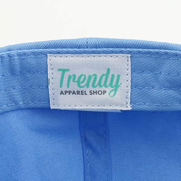 Cor azul do OEM nenhuns Logo Cotton Fabric Baseball Cap