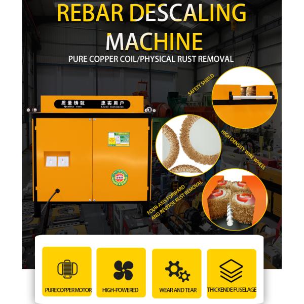Cleaning Process Steel Bar Roller Conveyor Shot Blasting Machine with Electric Fuel