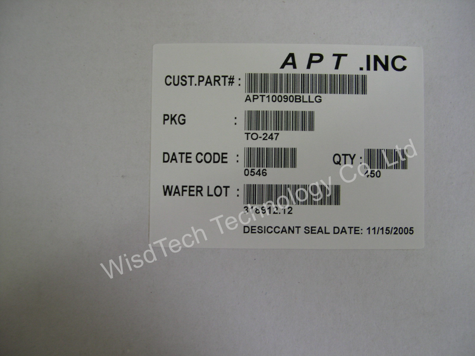 APT10090BLL Технология микрочипов MOSFET FG MOSFET 1000V TO-247 RoHS