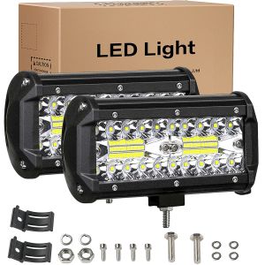 la niebla de 240W 24000lm llevó la barra ligera que 7 pulgadas llevaron la prenda impermeable de Off Road de las luces de conducción