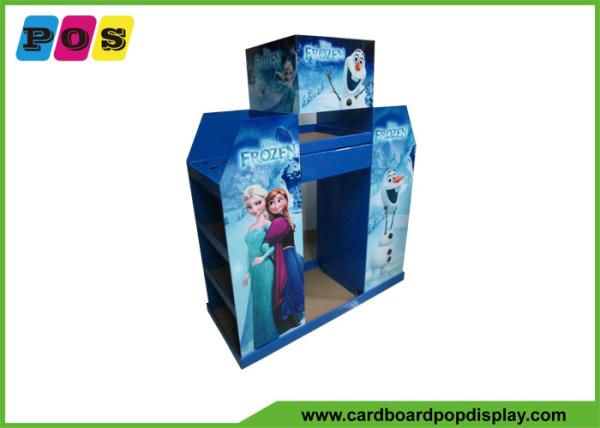 Supermarket Cardboard Pallet Display Half Pallet Size Display Rack for Toys