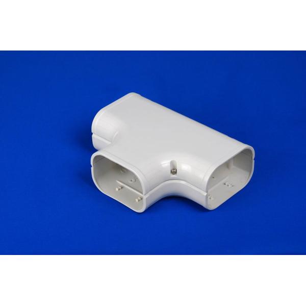 130mm Wall Air Conditioner Cover Pipe Cover Duct Tee Joint Screw Mount Installation