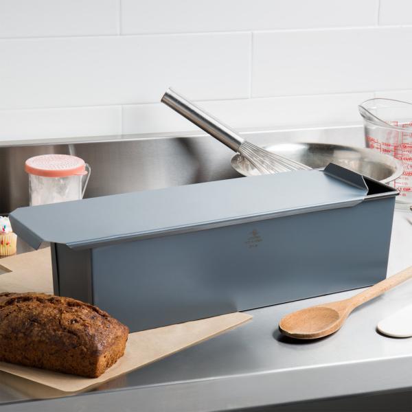 RK Bakeware China Foodservice NSF Telfon Нонстик Хлеб Колючая кастрюля / Длинный пульман Хлебная кастрюля с крышкой