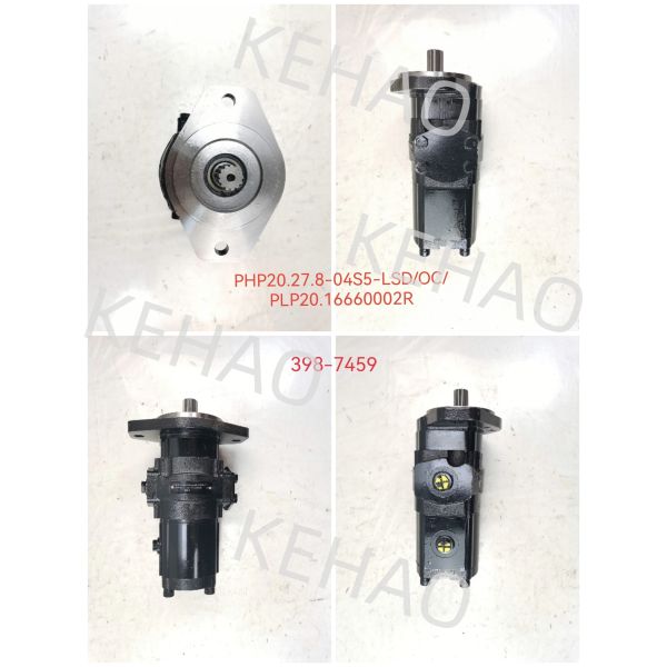 One-Year Warranty Hydraulic Gear Pump PHP20.27.8-04S5+0C+PLP20.16660002R（398-7459）  High Quality Double Pump Used in Construction Equipment