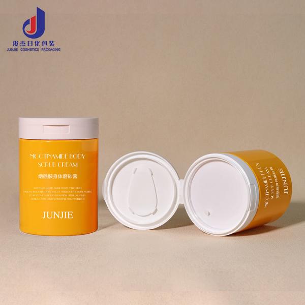Pot à lotion cosmétique en PET écologique d'usine personnalisable pour coton-tige, lotion pour le corps, 250 ml à 700 ml, ensemble de pots pour gommage corporel