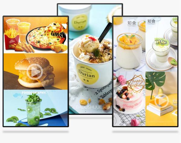 OEM Wall Mounted Digital Advertising Screen Signage LCD Display 1920x1080