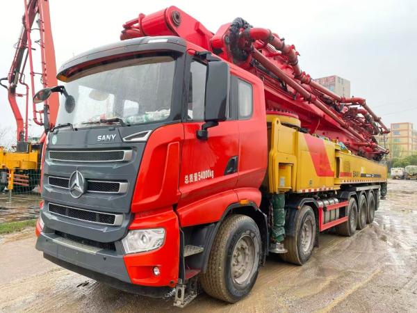 High Performance Used Sany SYM5541THBF 65M Truck-Mounted Concrete Pump For Sale