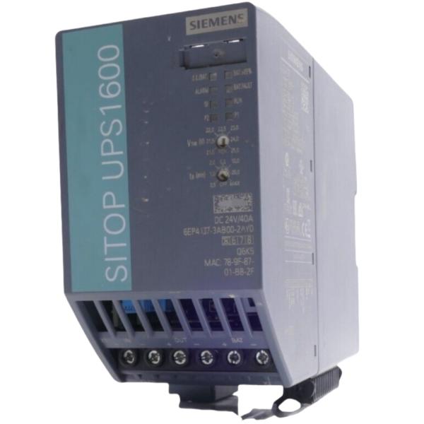 SIEMENS 6EP4137-3AB00-2AY0 SITOP UPS1600 40 A ETHERNET/ PROFINET FUTA DE PODER INTERRUPTÁVEL COM ETHERNET