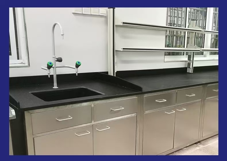 Heavy Duty Laboratory Accessories Solid Brass 3 Way Gooseneck Water Tap Anti Corrosive
