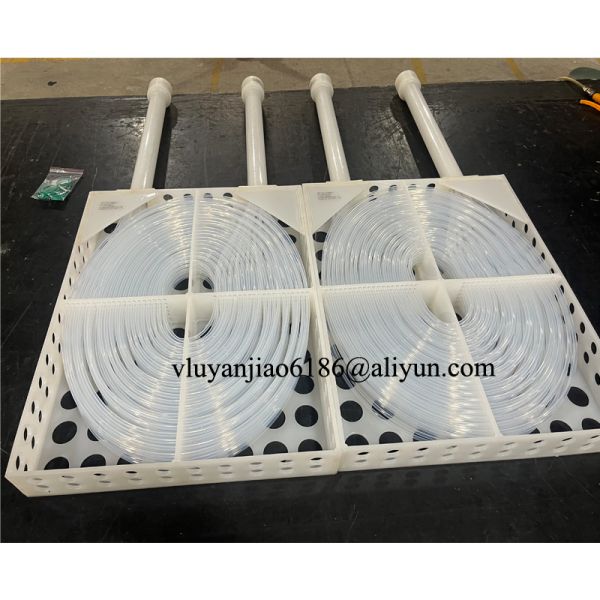 PVDF Fluoroplastic Heat Exchanger For Heating/Cooling Chemical Solutions