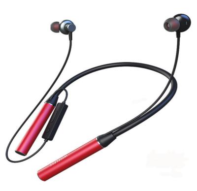 Pluggable Memory Card Halter Magnetic Stereo Neckband Bluetooth Headphones Retractable