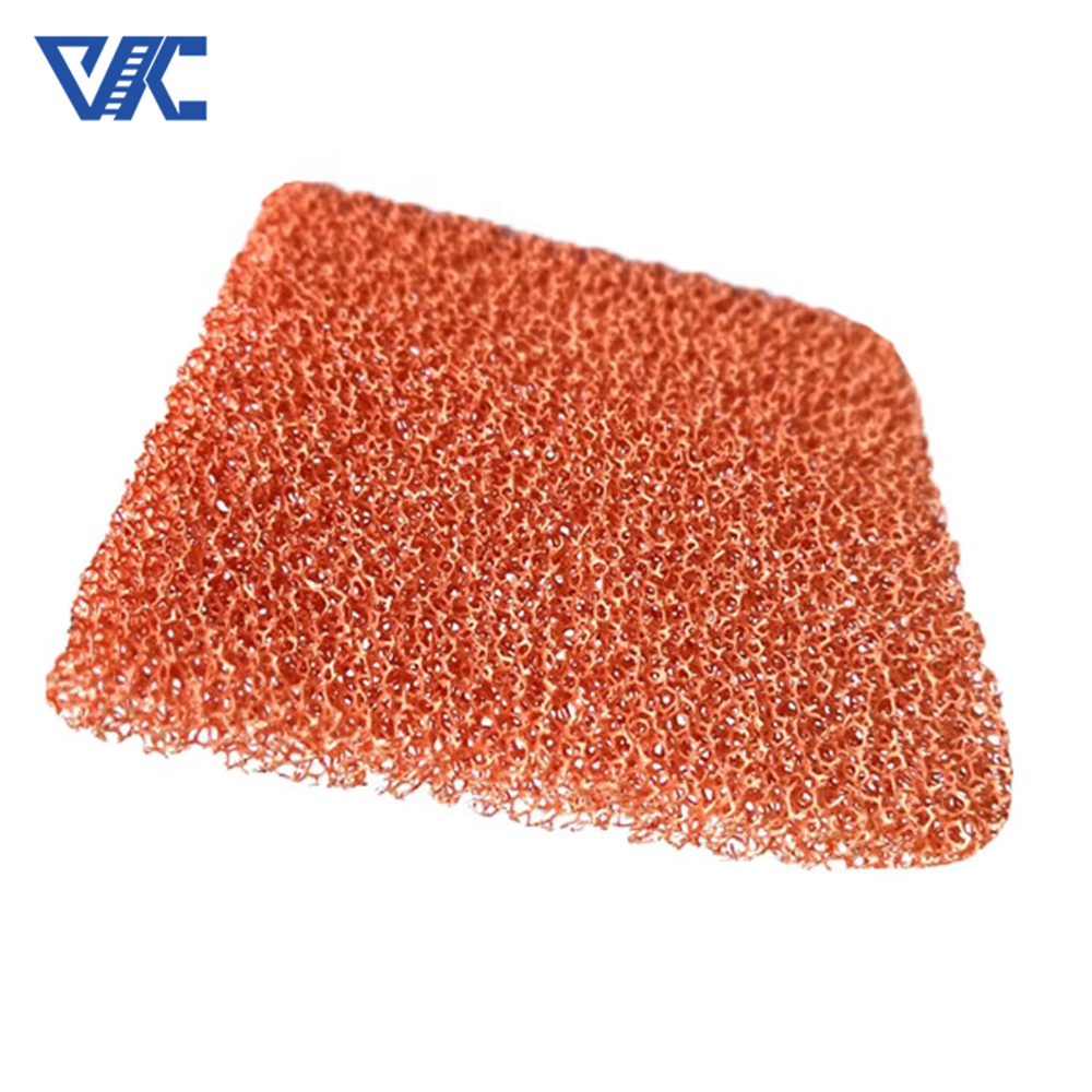 Cu Foam PPI Медная металлическая пена для катализаторов