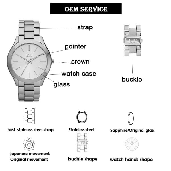 Big Pilot 316L stainless steel men watch 10Bar Waterproof 15mm thickness