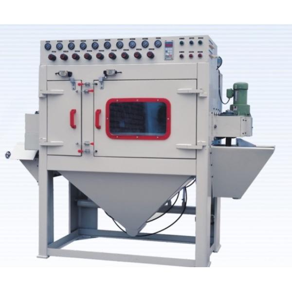 High Efficiency Automatic Sandblasting Machine , Automatic Sandblaster