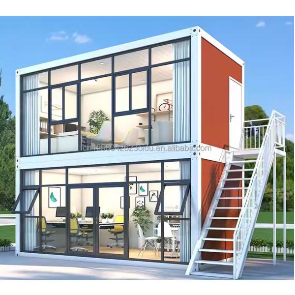20ft Bathroom Black Container House With One Bedroom Hotel Kitchen Manufactured By Prefabricated Houses